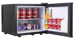 iceQ 17 Litre Black Lockable Mini Fridge