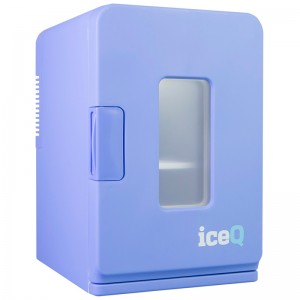 iceQ 15 Litre Deluxe Portable Mini Fridge With Window - Cooler / Warmer - Blue