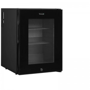 TM44G High Quality Absorption Glass Door Minibar Display Fridge - Black