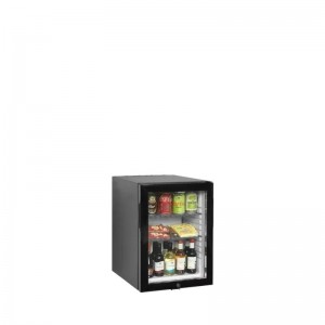 TM45GC Compressor Glass Door Minibar Display Fridge - Black
