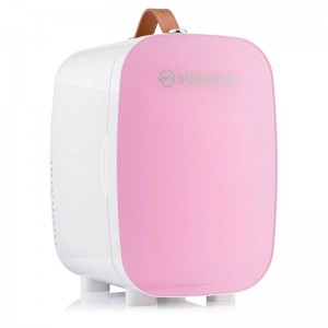 Pro 6 Litre Portable Mini Fridge - Pink / White