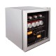 Silver Glass Door Display Mini Fridge Drinks Cooler