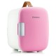 Pro 4 Litre Portable Mini Fridge - Pink / White