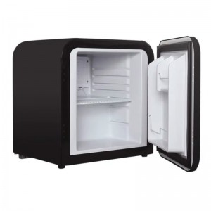 50's Retro Style Counter-Top Mini Fridge - Black