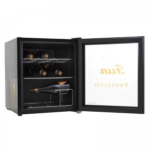Prosecco Branded Glass Door Display Mini Fridge Drinks Cooler