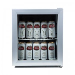 Stella Artois Branded Glass Door Display Silver Mini Fridge Drinks Cooler