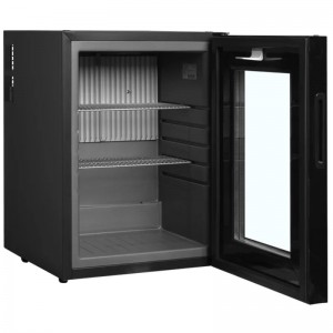 TM33G High Quality Absorption Glass Door Minibar Display Fridge - Black