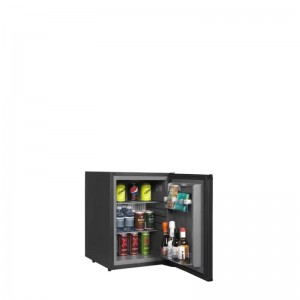 TM44 High Quality Absorption Solid Door Minibar Fridge - Black