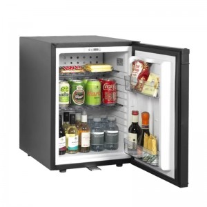 TM45C Compressor Solid Door Minibar Fridge - Black