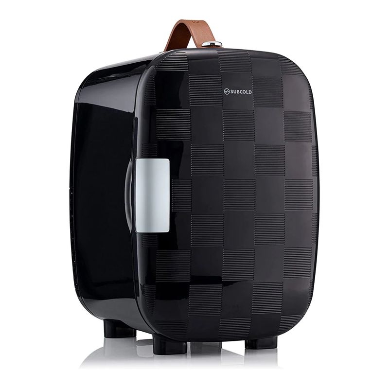 Click to view product details and reviews for Pro 6 Litre Portable Mini Fridge Chequer Black.