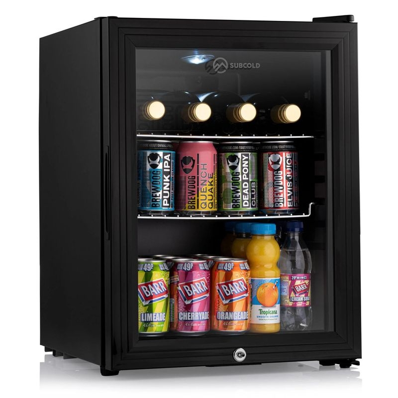 Click to view product details and reviews for Super 35 Litre Led Glass Door Display Fridge Black.
