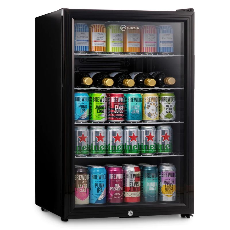 Click to view product details and reviews for Super 115 Litre Led Glass Door Display Fridge Black.