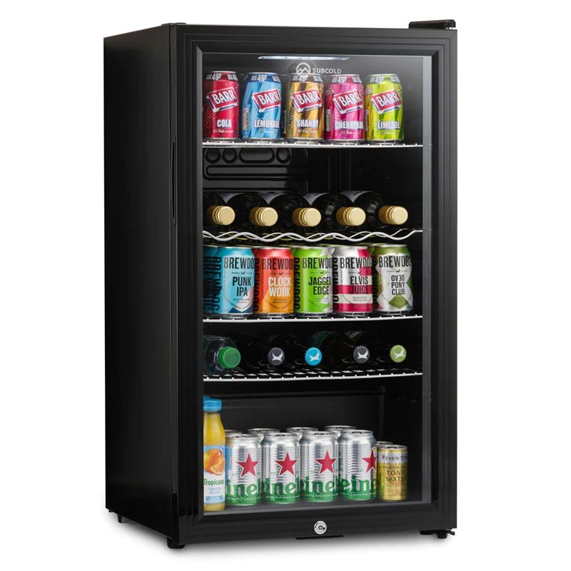 Click to view product details and reviews for Super 85 Litre Led Glass Door Display Fridge Black.